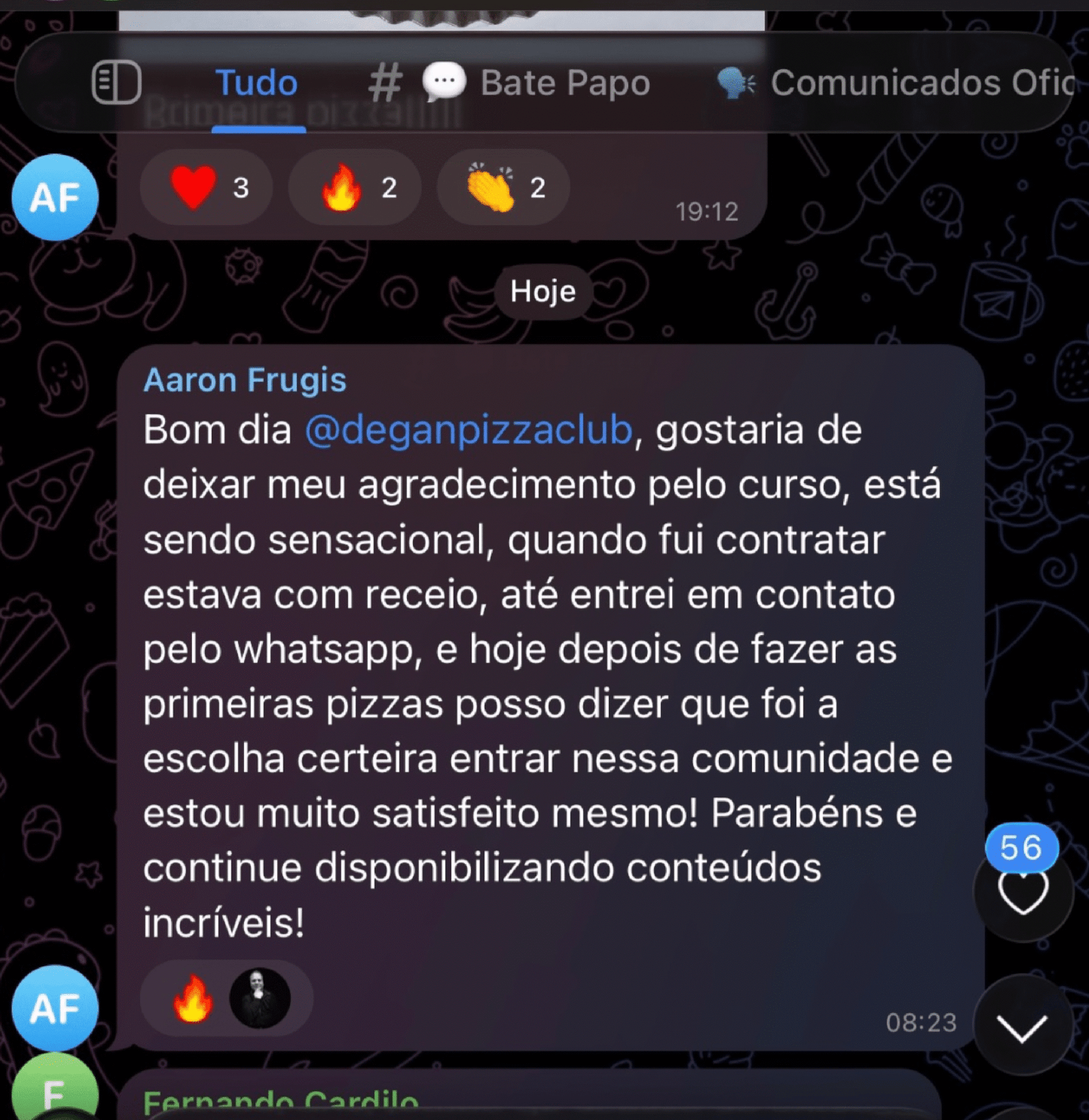 DEPOIMENTOS NOVOS SITE JAN 26-19