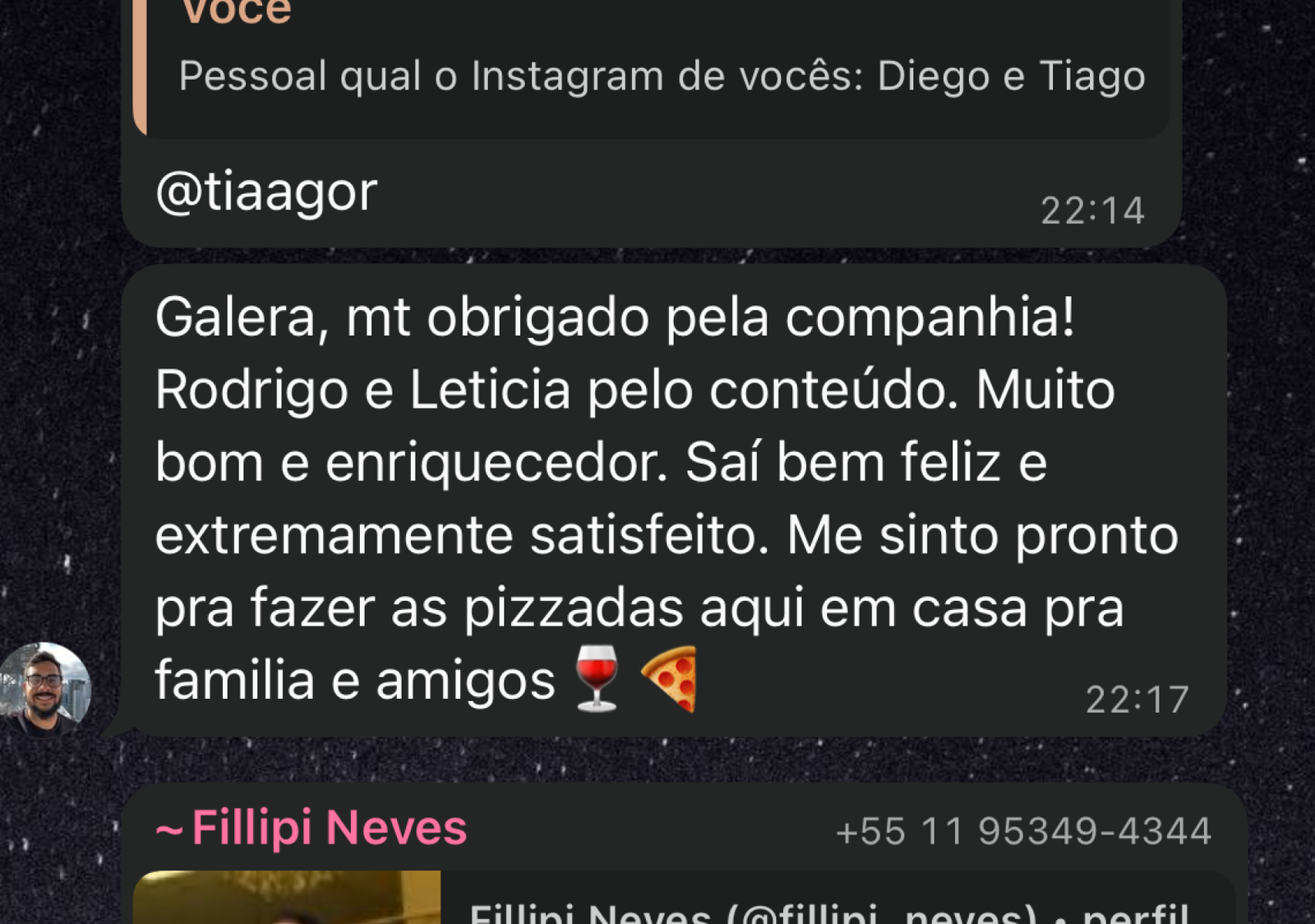 Depoimentos Degan Pizza Club