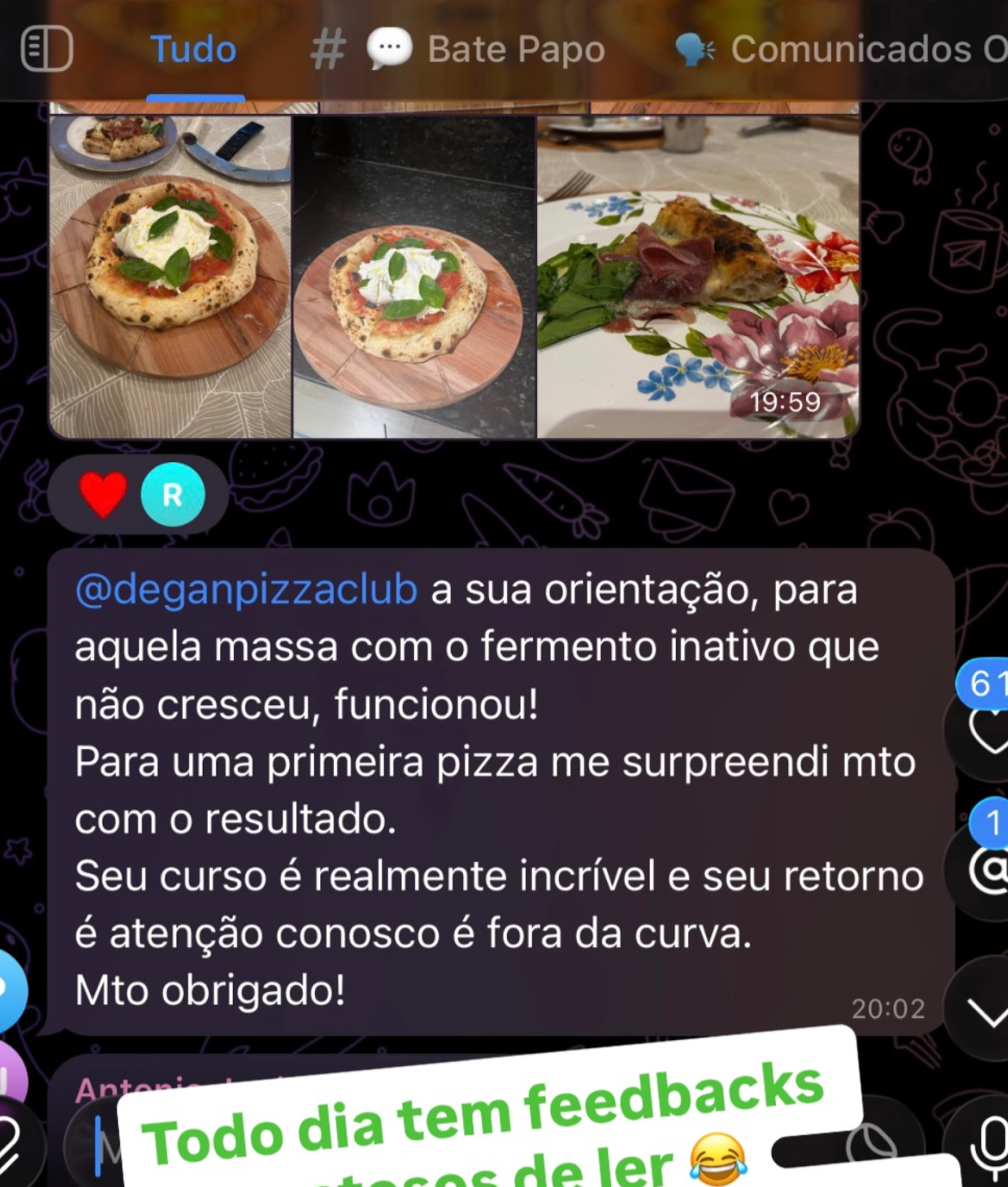 Depoimentos Degan Pizza Club